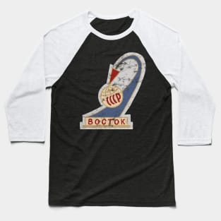 Soviet Space Program Patch Baseball T-Shirt